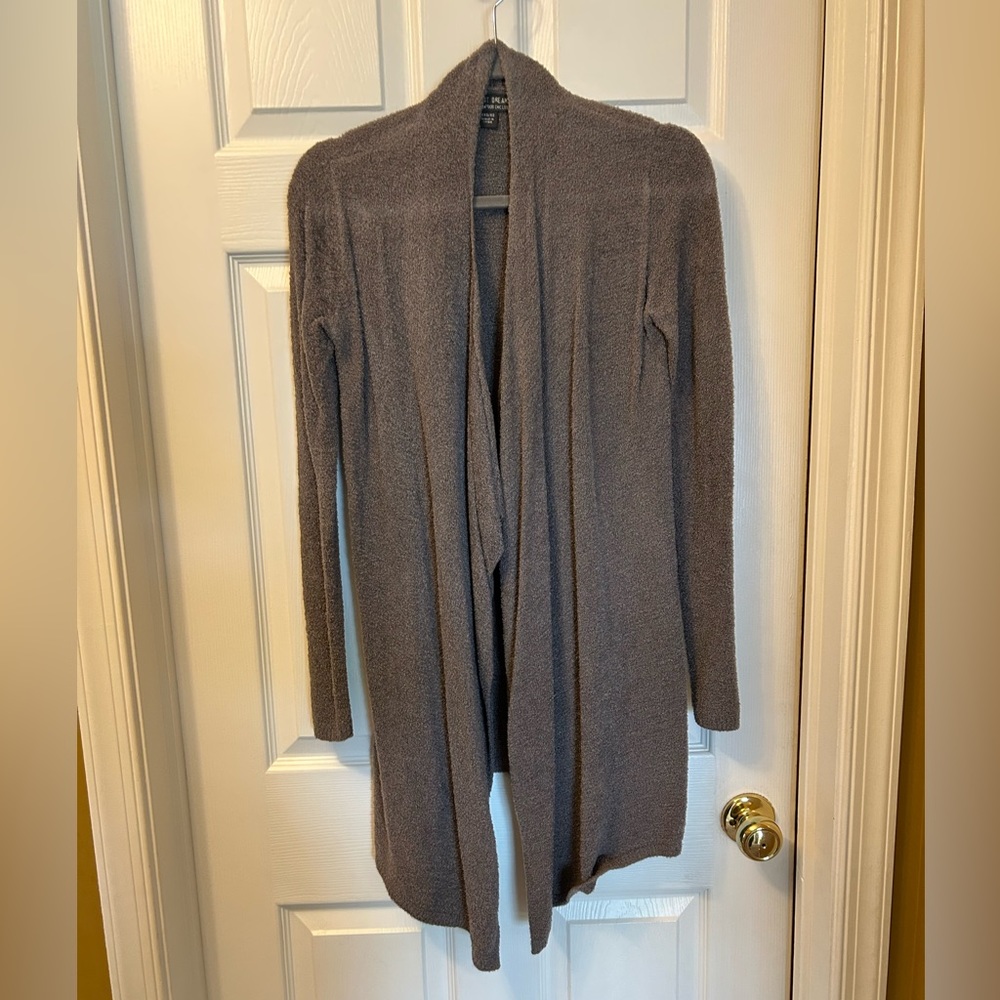 Barefoot Dreams CozyChic Lite Calypso Wrap in Graphite - Picture 6 of 11